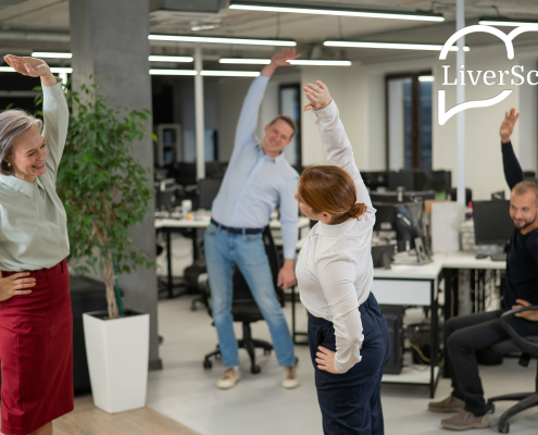 Exercise in the office for national health and fitness day